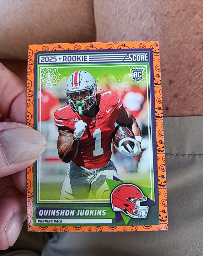 2025 Score A Treat #38 Quinshon Judkins — front