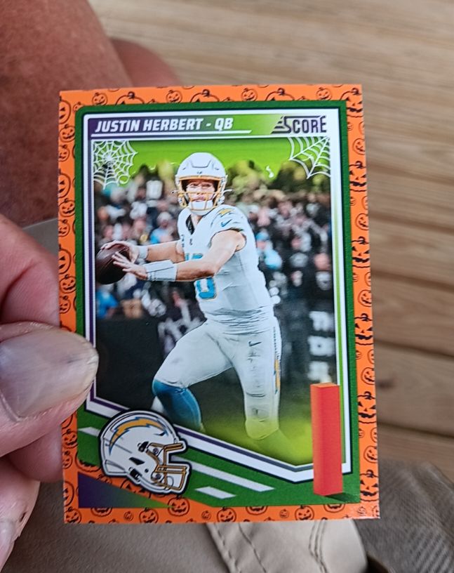 2025 Panini Score A Treat #220 Justin Herbert — front