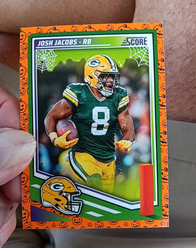 2025 Panini Score-A-Treat #190 Josh Jacobs — front