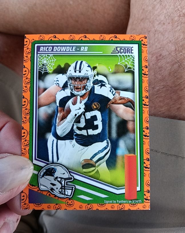 2025 Score-A-Treat #241 Rico Dowdle — front