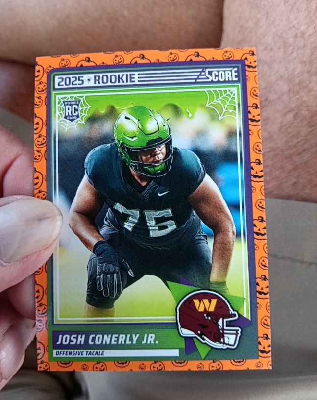 2025 Score A Treat #100 Josh Conerly Jr. — front