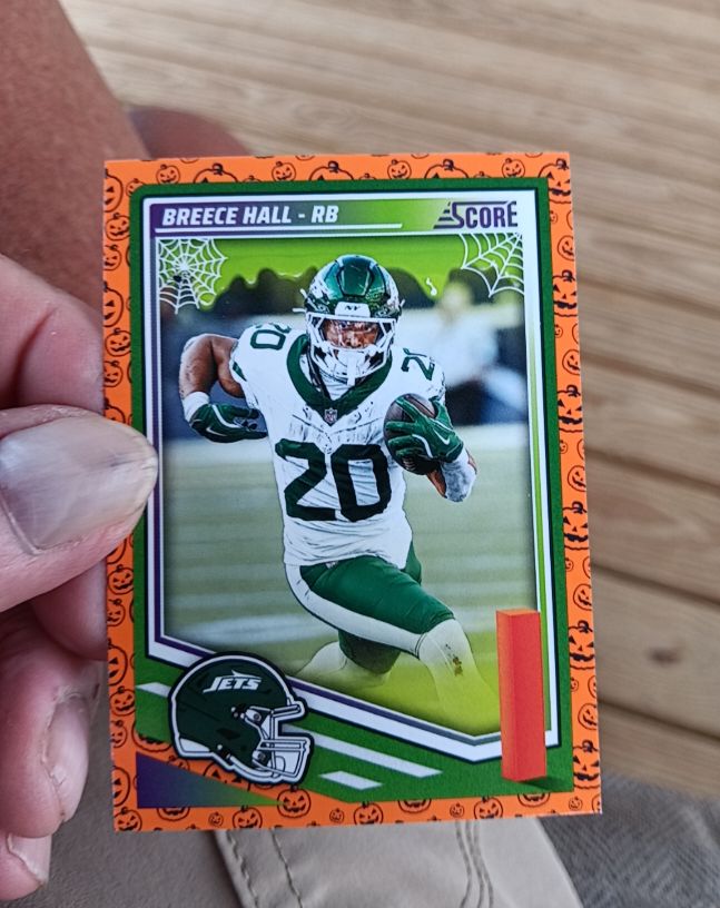 2025 Panini Score-A-Treat #282 Breece Hall — front