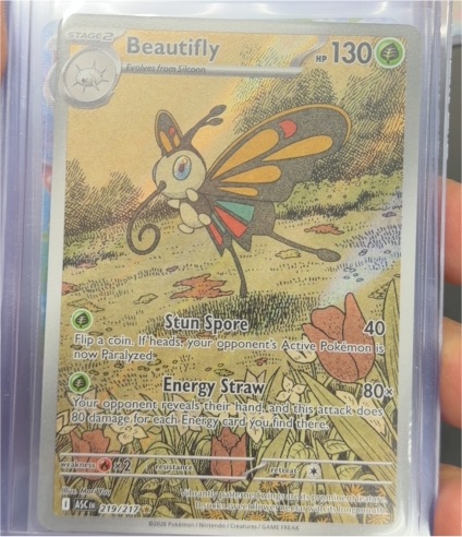 2023 Ascended Heroes #219/217 Beautifly — front