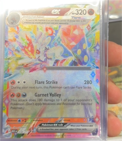 2023 Pokémon TCG Ascended Hero's #038 Cinderace ex — front
