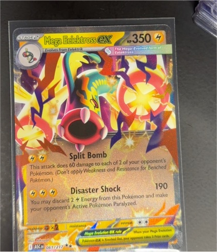 2026 Pokemon Mega Eelektross ex #061/217 Ascended Heroes — front