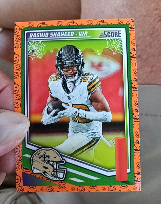 2025 Score #191 Rashid Shaheed Pumpkin Parallel — front