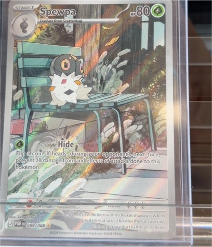2026 Pokemon #089/088 Spewpa — front