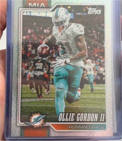 2026 Topps Football Flagship #124 Ollie Gordon II — front