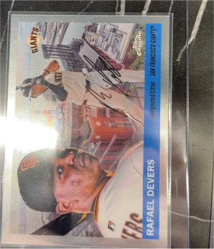 2025 Topps Chrome Platinum #55CV-16 Rafael Devers — front