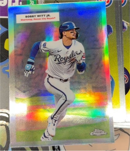 2025 Topps Chrome Platinum #55DH-12 Bobby Witt Jr. — front