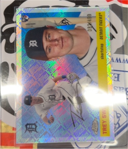 2025 Topps Chrome Platinum #298 Trey Sweeney — front