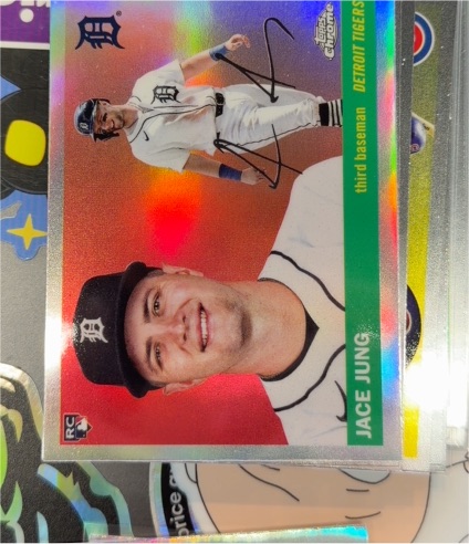 2025 Topps Chrome Platinum #257 Jace Jung — front