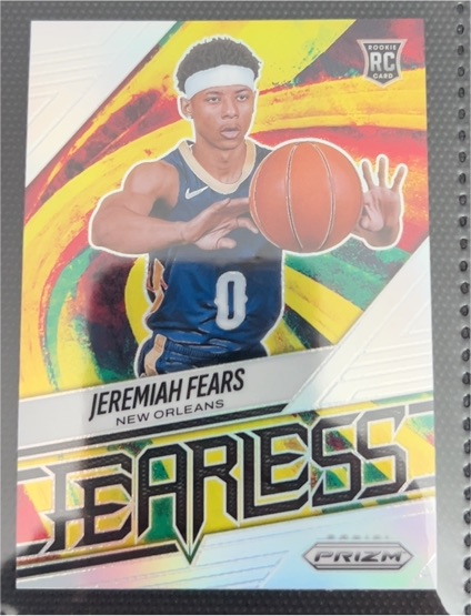 2025-26 Panini Prizm Fearless #12 Jeremiah Fears — front