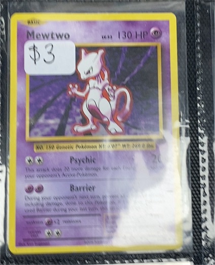 1999 Pokémon #10 Mewtwo — front