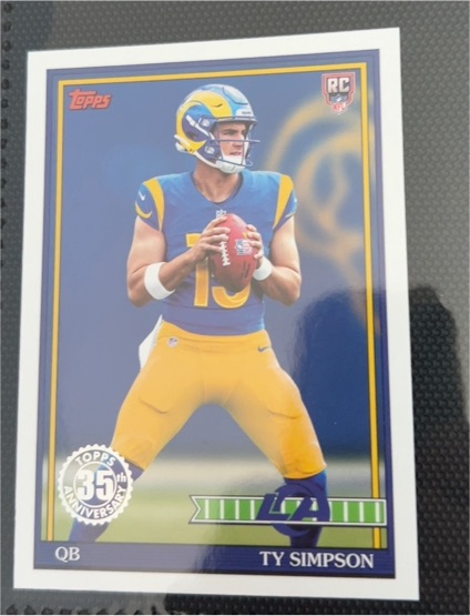 2026 Topps Flagship #91TR-2 Ty Simpson — front