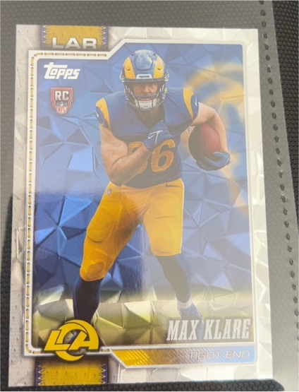 2026 Topps Flagship #340 Max Klare — front
