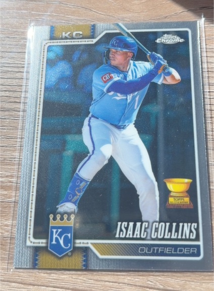 2026 Topps Chrome #251 Isaac Collins — front
