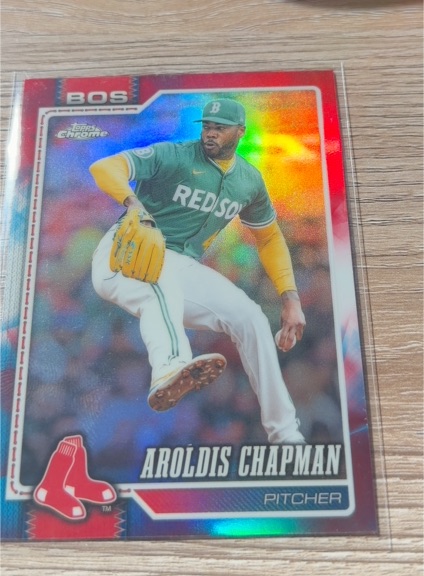 2026 Topps Chrome #145 Aroldis Chapman — front
