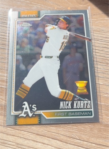 2026 Topps Chrome #250 Nick Kurtz — front