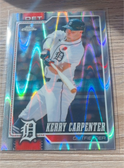 2026 Topps Chrome #230 Kerry Carpenter — front