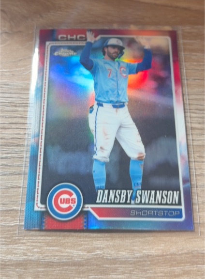 2026 Topps Chrome #187 Dansby Swanson — front