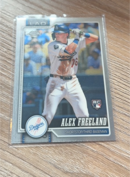 2026 Topps Chrome #102 Alex Freeland — front