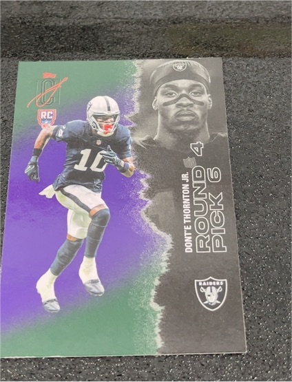 2025 Topps Signature Class #181 Dont'e Thornton Jr. — front