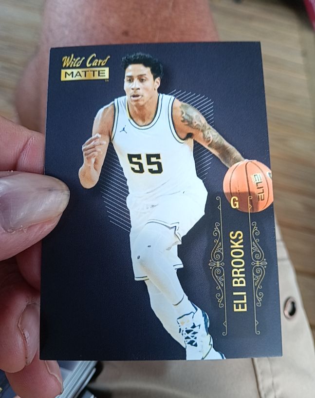 2022 Wild Card Matte #MB-22 Eli Brooks — front