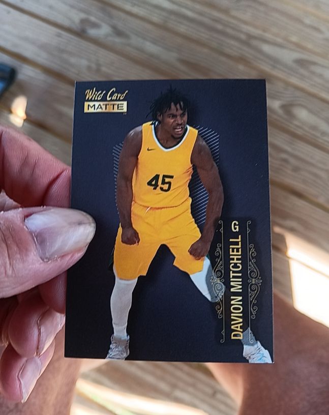 2022 Wild Card Matte #MB-17 Davion Mitchell — front