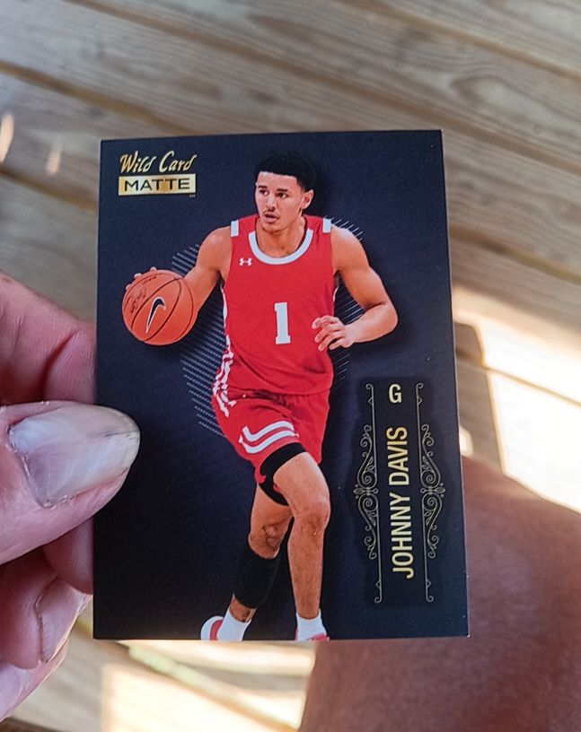 2022 Wild Card Matte #LBC-8 Johnny Davis — front