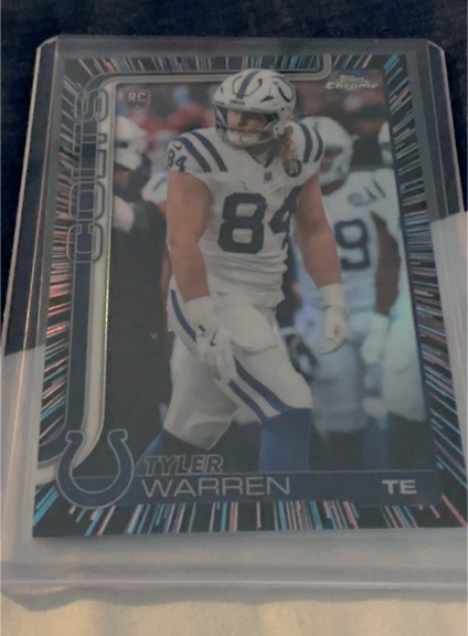 2025 Topps Chrome #346 Tyler Warren — front