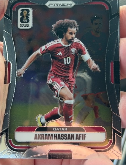 2026 Panini Prizm FIFA World Cup #373 Akram Hassan Afif — front