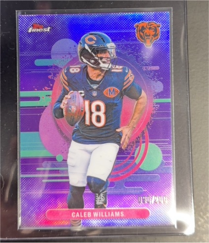 2025 Topps Finest #127 Caleb Williams — front