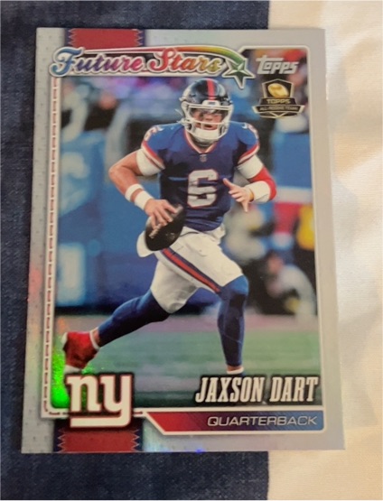 2026 Topps #266 Jaxson Dart Future Stars — front