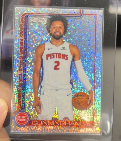 2025-26 Topps Chrome Update #6 Cade Cunningham — front