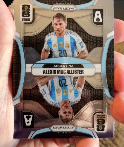 2026 Panini Prizm FIFA World Cup Aces #1 Alexis Mac Allister — front