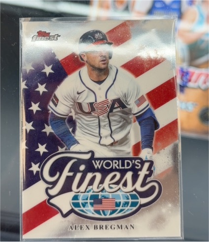 2026 Topps Finest #WF-4 Alex Bregman World's Finest — front