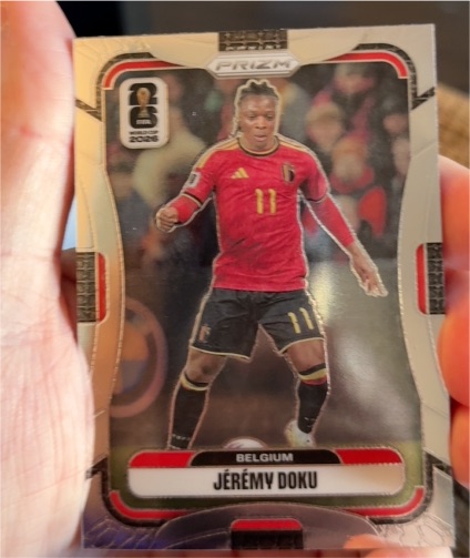 2026 Panini Prizm FIFA World Cup #152 Jérémy Doku — front