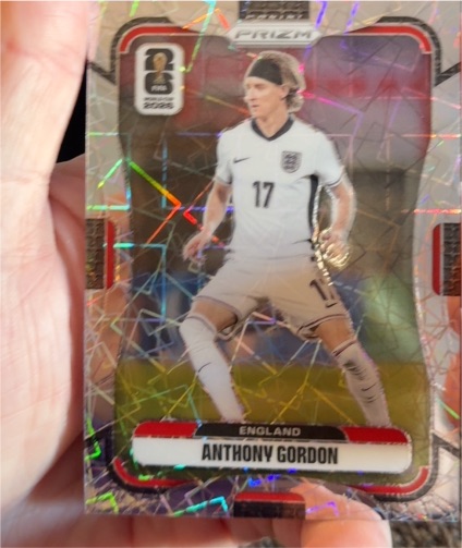 2026 Panini Prizm FIFA World Cup #105 Anthony Gordon — front