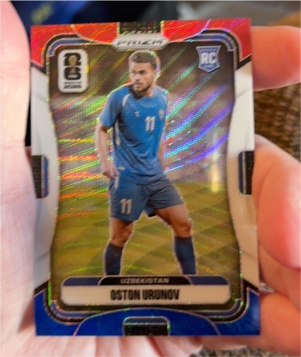 2026 Panini Prizm FIFA World Cup #447 Oston Urunov — front