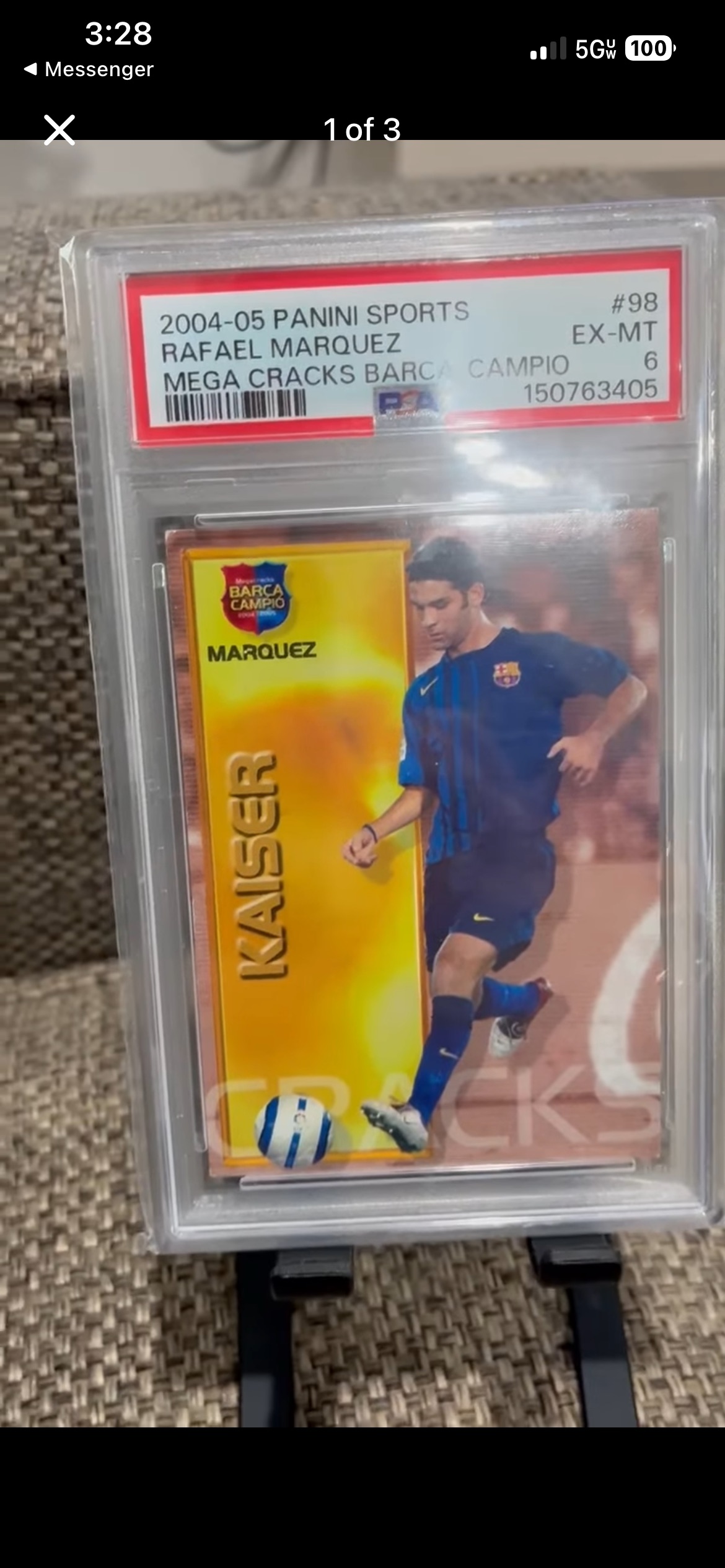 2004-05 Panini Sports #98 Rafael Marquez — front