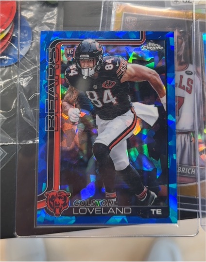 2025 Topps Chrome #345 Colston Loveland — front