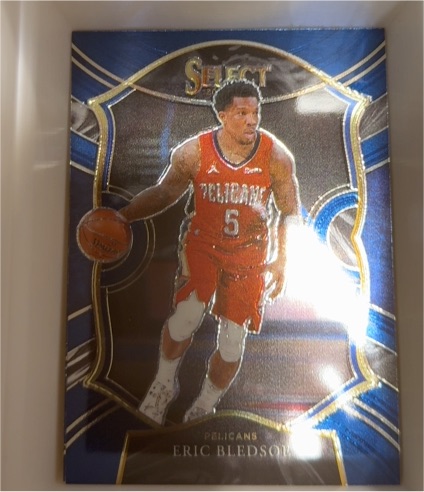 2020-21 Panini Select #17 Eric Bledsoe Blue Prizm — front