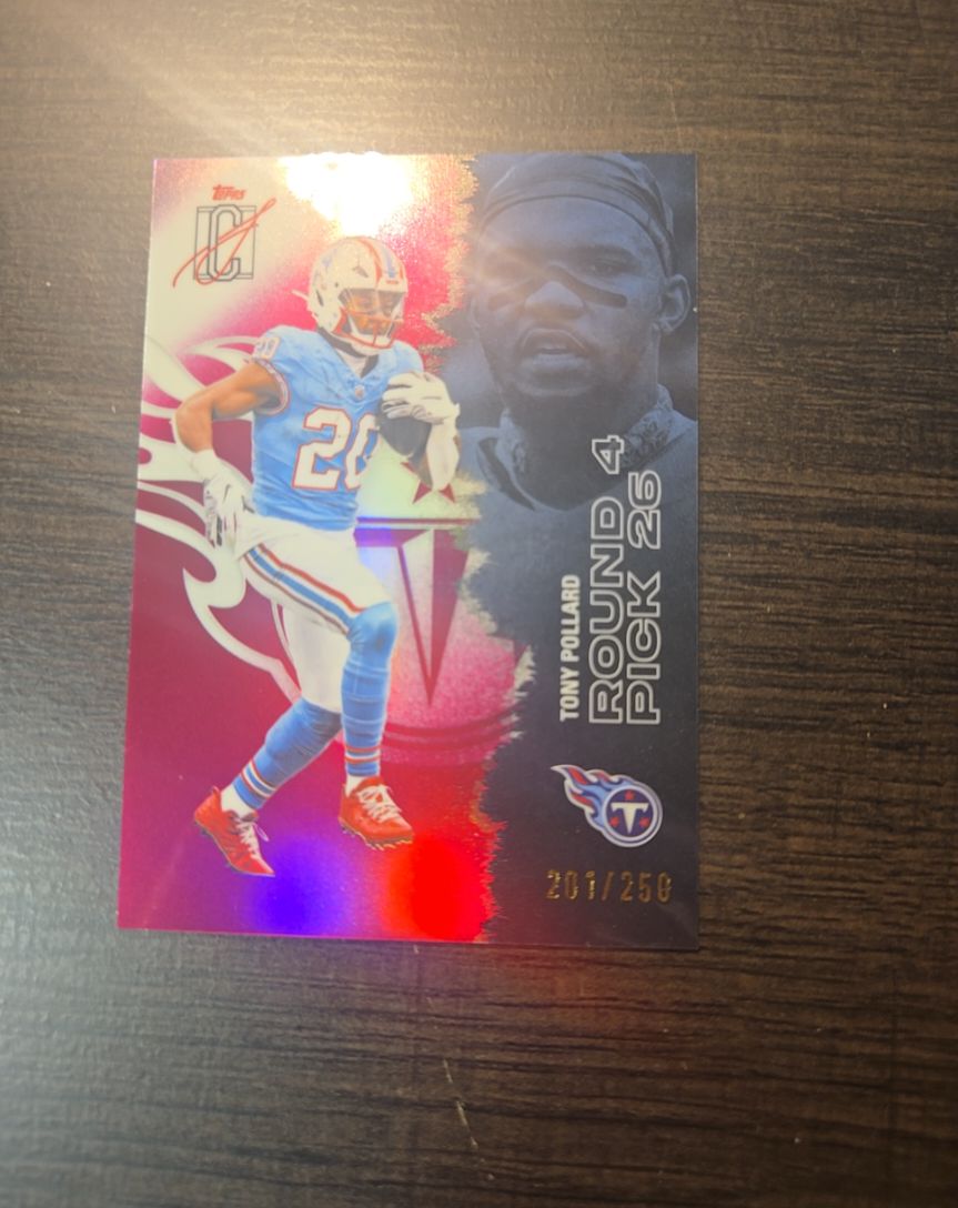 2025 Topps Signature Class #54 Tony Pollard — front