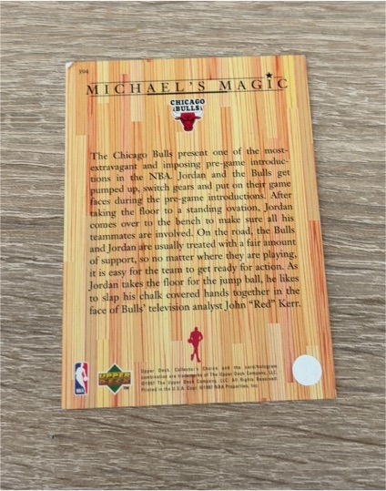 1996 Upper Deck Michael's Magic #386 Michael Jordan — front