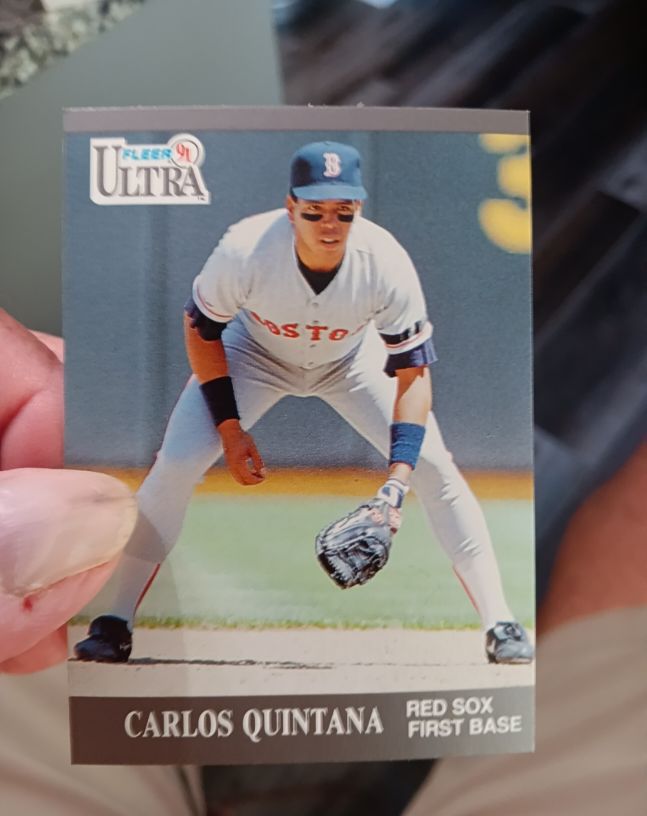 1991 Fleer Ultra #39 Carlos Quintana Boston Red Sox — front