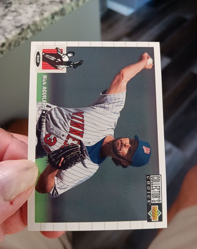 1994 Upper Deck Collector's Choice #476 Rick Aguilera — front