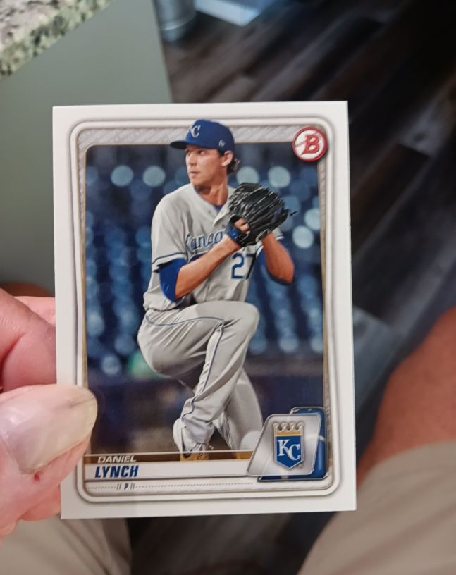 2020 Bowman Draft #BD-75 Daniel Lynch — front