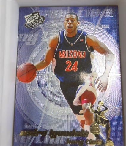 2004 Press Pass Hang Time #2 Andre Iguodala — front