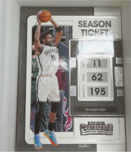 2021-22 Panini Contenders #74 Kyrie Irving Brooklyn Nets — front